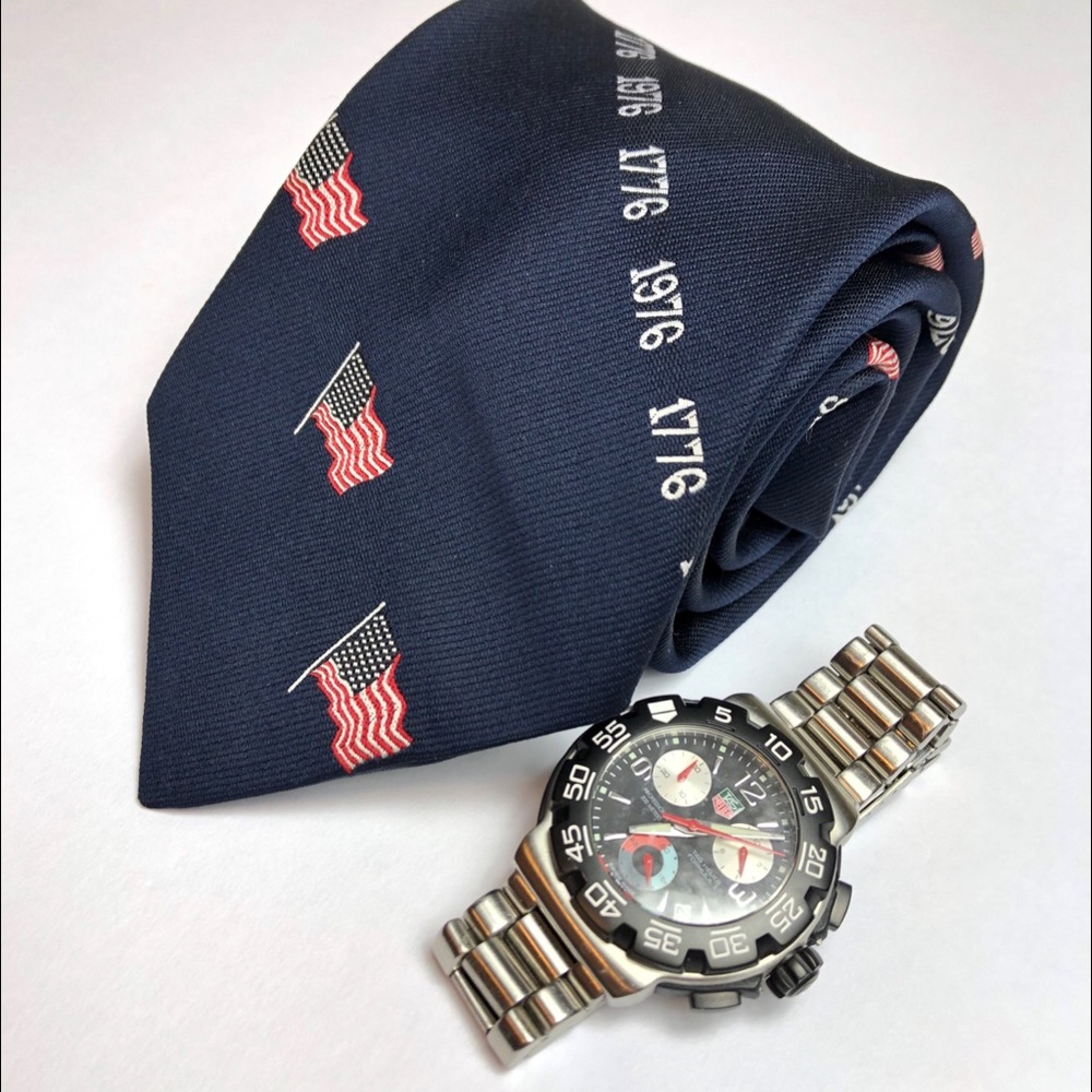1776-1976 Bicentennial Tie by John Charles USA🇺🇸